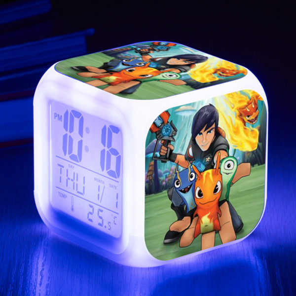 Slugterra 7 Colors Change Digital Alarm LED Clock - Image 9