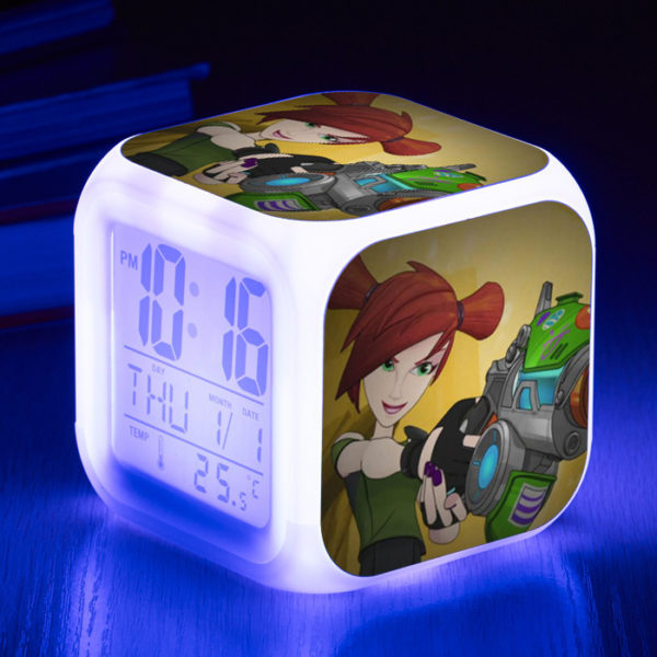 Slugterra 7 Colors Change Digital Alarm LED Clock - Image 7