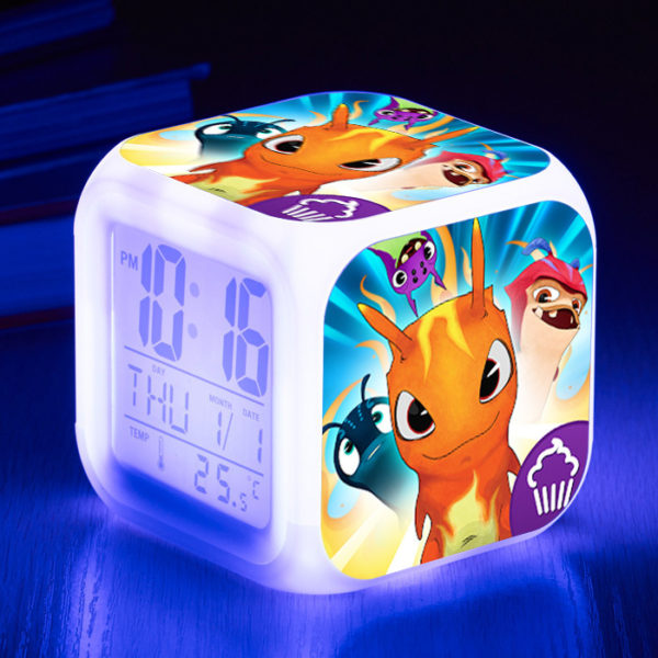 Slugterra 7 Colors Change Digital Alarm LED Clock - Image 22