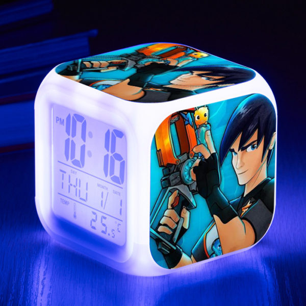 Slugterra 7 Colors Change Digital Alarm LED Clock - Image 4