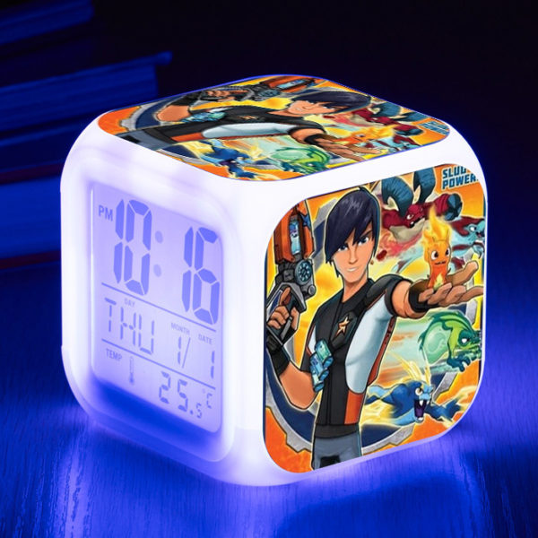 Slugterra 7 Colors Change Digital Alarm LED Clock - Image 19