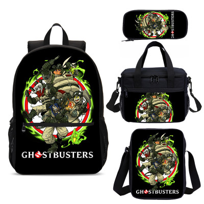 Ghostbusters No Ghost Movie Kids School Backpack Insulated Lunch