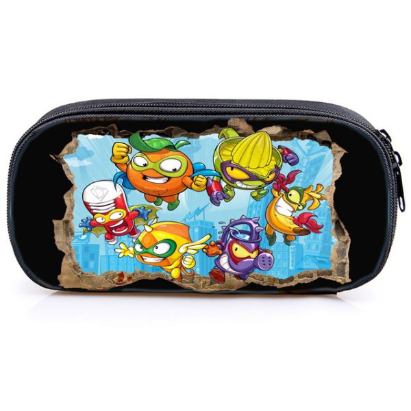 Super Zings Cosmetic Case Kids Cartoon Game Pencil Case Large Capacity Multifunction Sotrage Bags Children School Supplies - Image 7