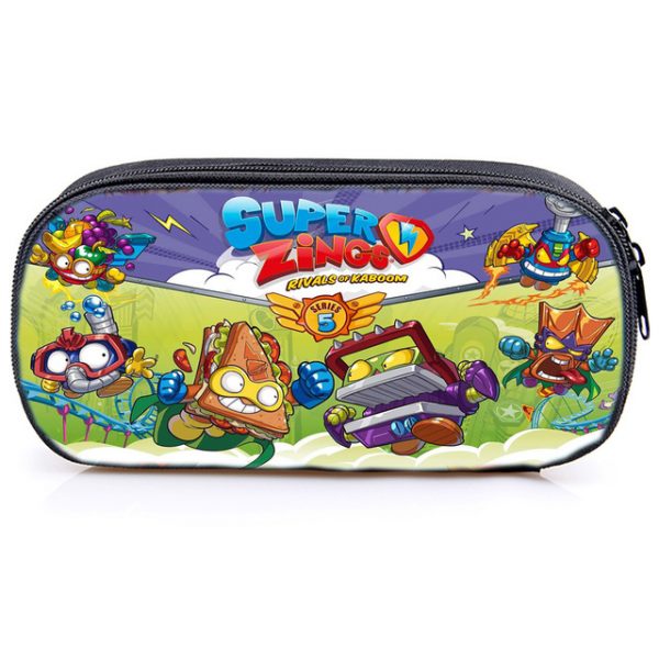 Super Zings Cosmetic Case Kids Cartoon Game Pencil Case Large Capacity Multifunction Sotrage Bags Children School Supplies - Image 8