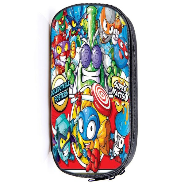 Super Zings Cosmetic Case Kids Cartoon Game Pencil Case Large Capacity Multifunction Sotrage Bags Children School Supplies - Image 21