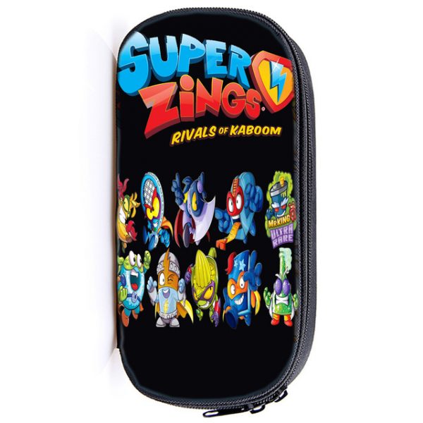 Super Zings Cosmetic Case Kids Cartoon Game Pencil Case Large Capacity Multifunction Sotrage Bags Children School Supplies - Image 26