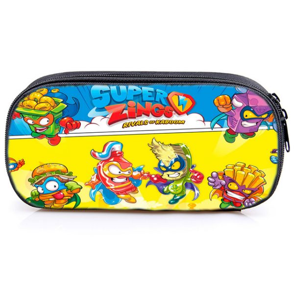 Super Zings Cosmetic Case Kids Cartoon Game Pencil Case Large Capacity Multifunction Sotrage Bags Children School Supplies - Image 2