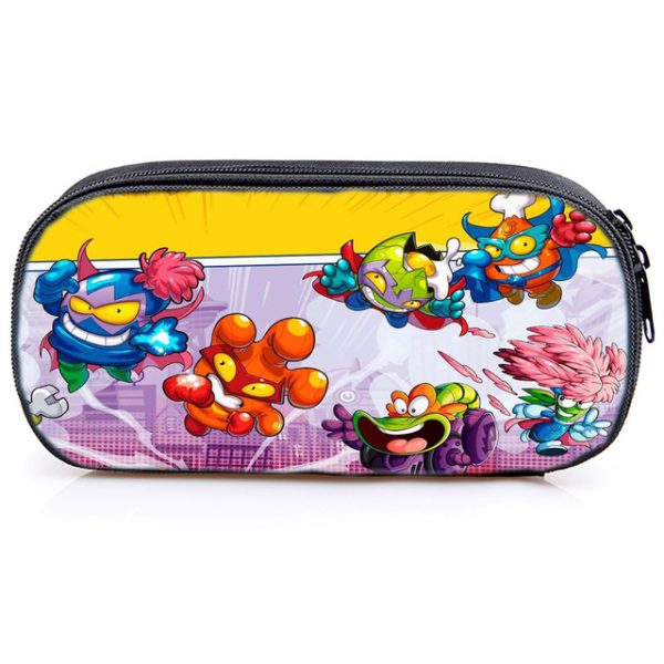 Super Zings Cosmetic Case Kids Cartoon Game Pencil Case Large Capacity Multifunction Sotrage Bags Children School Supplies - Image 3