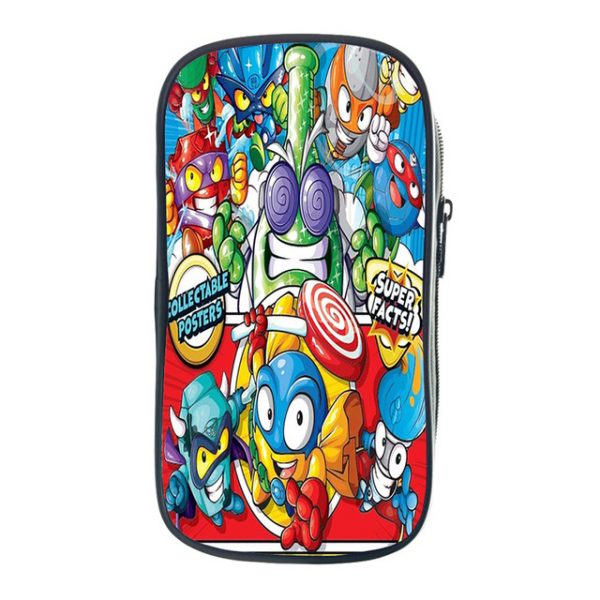 Super Zings Pen Bag Students Superzings Pencil Bag Teens Stationery Bag Kids Cartoon Pencil Case Children Gift - Image 17