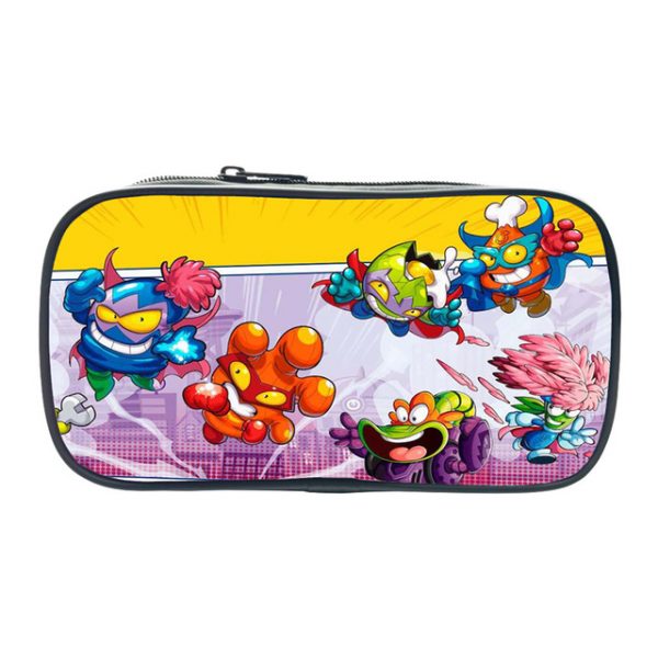 Super Zings Pen Bag Students Superzings Pencil Bag Teens Stationery Bag Kids Cartoon Pencil Case Children Gift - Image 3