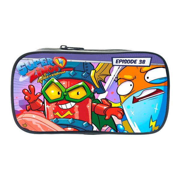 Super Zings Pen Bag Students Superzings Pencil Bag Teens Stationery Bag Kids Cartoon Pencil Case Children Gift - Image 6