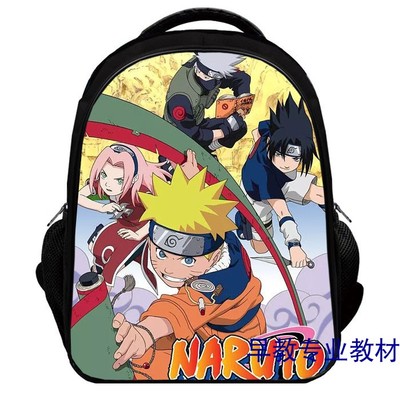 NARUTO Backpack Kids Cartoon School Bags Anime One Piece Backpacks