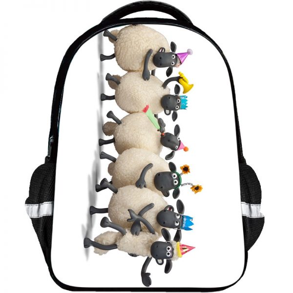 Shaun the Sheep Backpack Kids Youth Student High Capacity Waterproof School Bag Birthday Gifts - Image 22