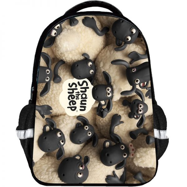 Shaun the Sheep Backpack Kids Youth Student High Capacity Waterproof School Bag Birthday Gifts - Image 25