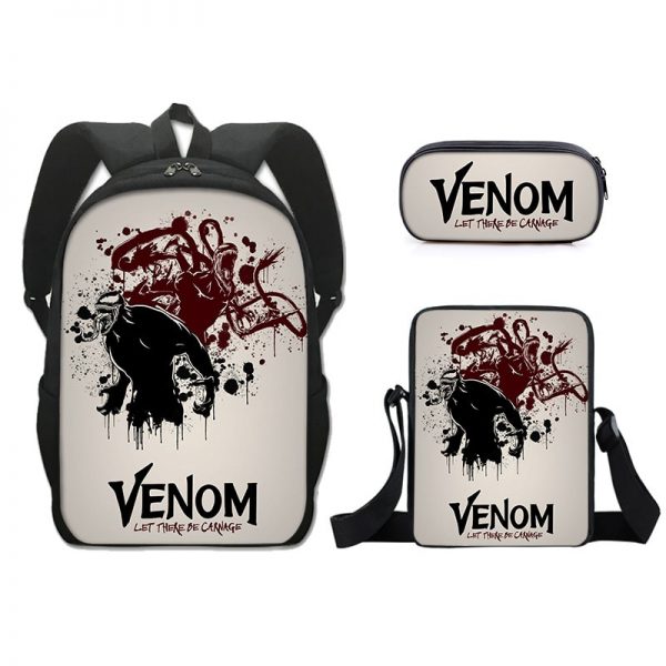 16 Inch Venom 2 Backpack School Bag+Messenger Bag+Pencil Bag - Image 22