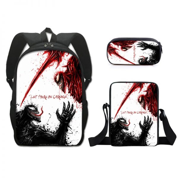 16 Inch Venom 2 Backpack School Bag+Messenger Bag+Pencil Bag - Image 16