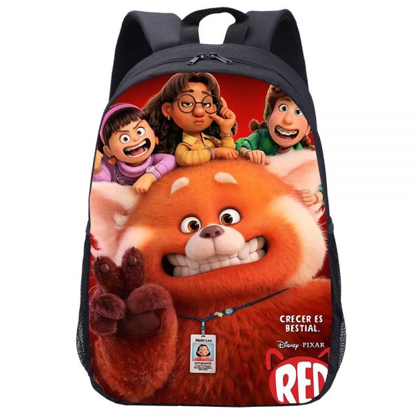 Turning Red Backpack Kids Youth Student High Capacity Waterproof School Bag Birthday Gifts - Image 7