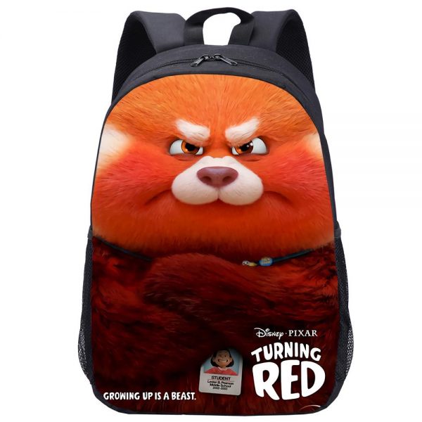 Turning Red Backpack Kids Youth Student High Capacity Waterproof School Bag Birthday Gifts - Image 11