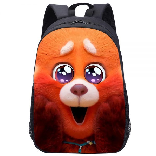 Turning Red Backpack Kids Youth Student High Capacity Waterproof School Bag Birthday Gifts