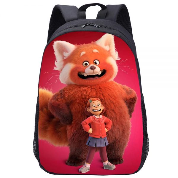 Turning Red Backpack Kids Youth Student High Capacity Waterproof School Bag Birthday Gifts - Image 14