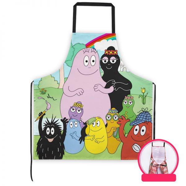 Professional Kitchen Apron-Les Barbapapa-Aprons Comfortable Perfect For Cooking Guide - Image 3