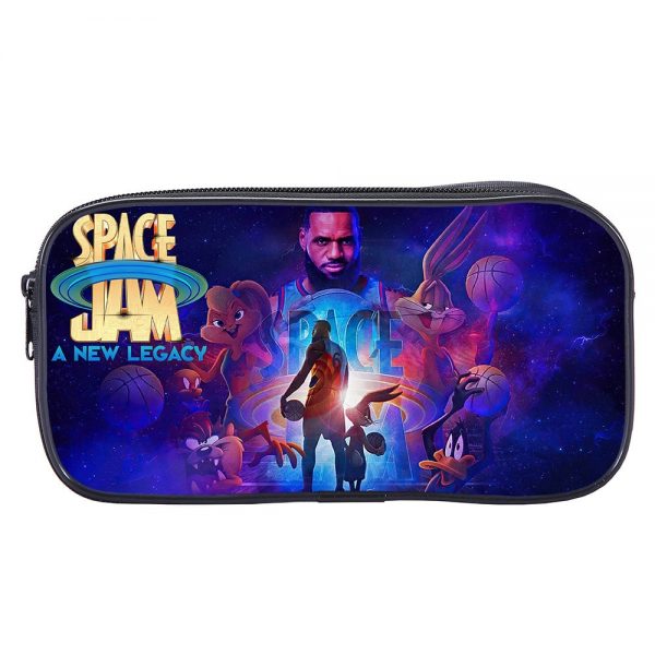 Space Jam A New Legacy Bags Pencil-Box for Kids School Supplies Stationery Storge supports customization