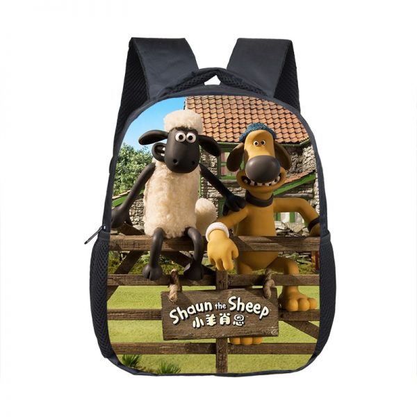 12 Inch Shaun the Sheep Children's Backpack Kids School Cute Daily Bag Kindergarten Bags Girls Boys Waterproof Ruckpack Gift - Image 16