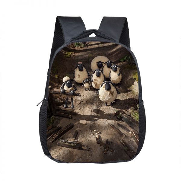 12 Inch Shaun the Sheep Children's Backpack Kids School Cute Daily Bag Kindergarten Bags Girls Boys Waterproof Ruckpack Gift - Image 22