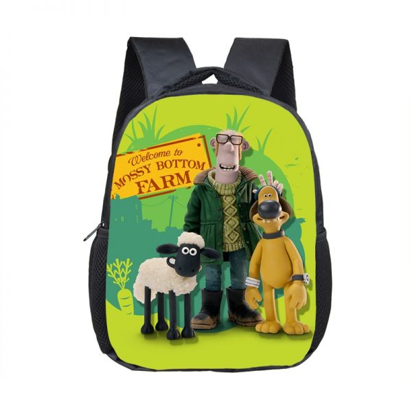 12 Inch Shaun the Sheep Children's Backpack Kids School Cute Daily Bag Kindergarten Bags Girls Boys Waterproof Ruckpack Gift - Image 12