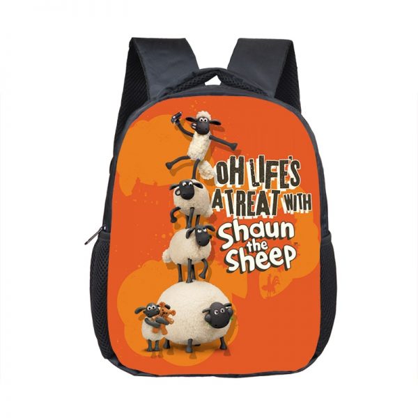 12 Inch Shaun the Sheep Children's Backpack Kids School Cute Daily Bag Kindergarten Bags Girls Boys Waterproof Ruckpack Gift - Image 13