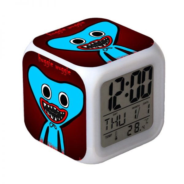 Poppy Playtime 7 Colors Change Digital Alarm LED Clock Gift - Image 14