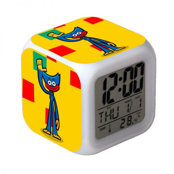 Poppy Playtime 7 Colors Change Digital Alarm LED Clock Gift - Image 11