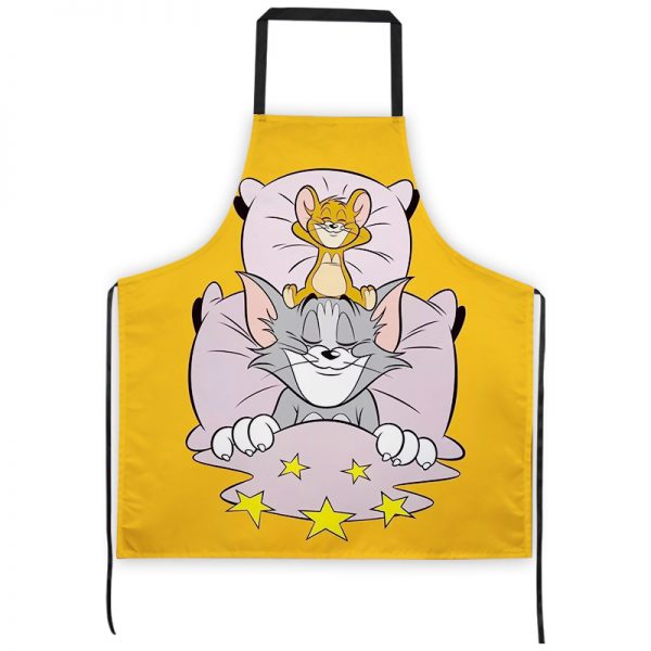 Professional Kitchen Apron-Tom and Jerry-Aprons Comfortable Perfect For Cooking Guide - Image 5