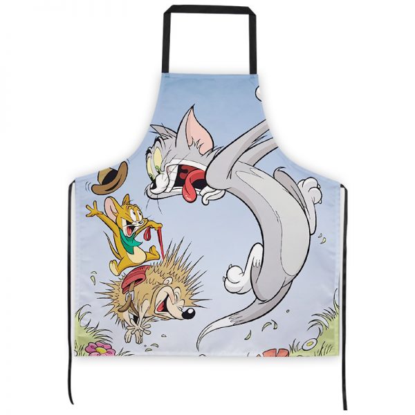 Professional Kitchen Apron-Tom and Jerry-Aprons Comfortable Perfect For Cooking Guide - Image 11