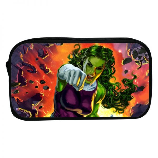 She-Hulk Bags Pencil-Box for Kids School Supplies Stationery Storge supports customization - Image 5