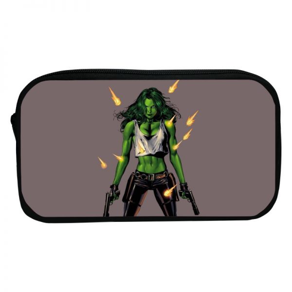 She-Hulk Bags Pencil-Box for Kids School Supplies Stationery Storge supports customization - Image 7