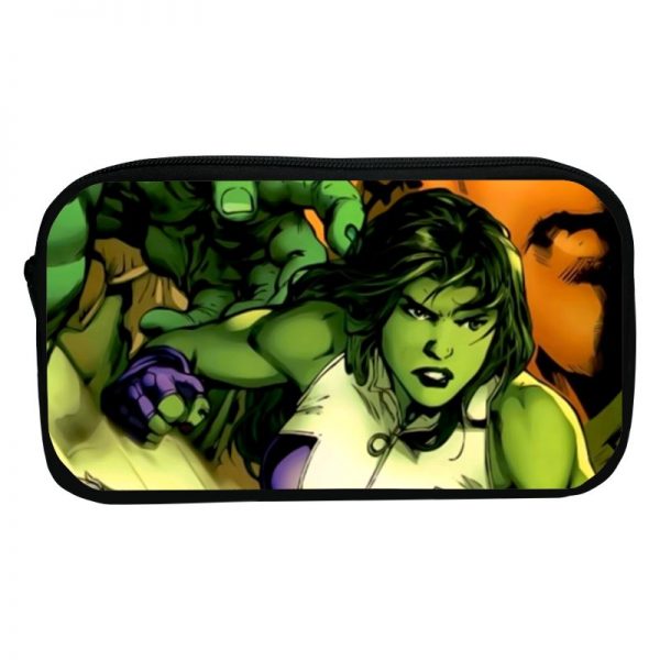 She-Hulk Bags Pencil-Box for Kids School Supplies Stationery Storge supports customization - Image 9