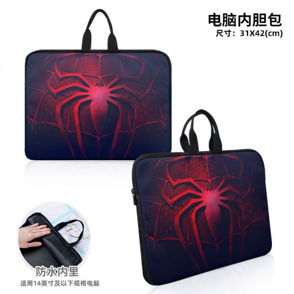 Spider-Man Dirty and splash resistant laptop liner for laptop bag