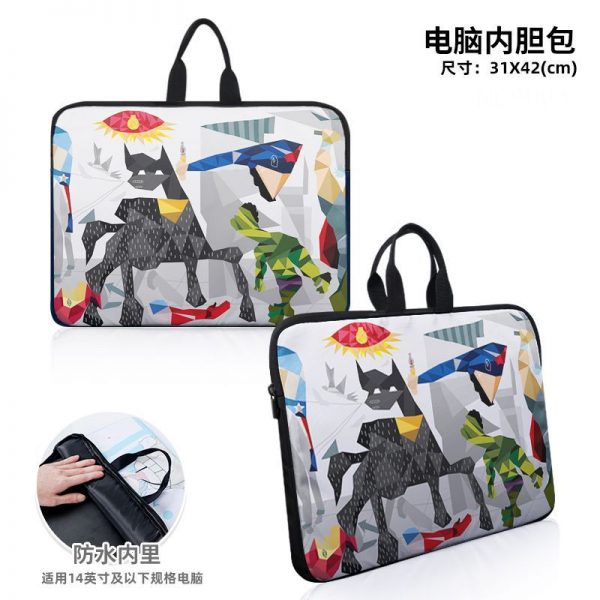 Super Hero Dirty and splash resistant laptop liner for laptop bag - Image 11