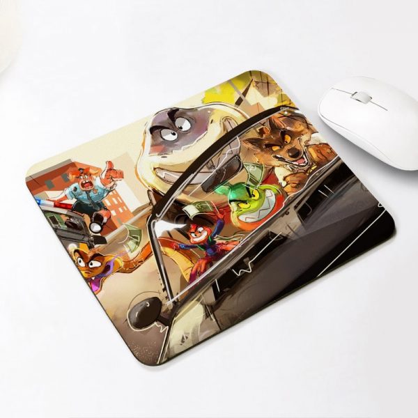 The Bad Guys Pattern Anti-Slip Laptop PC Gaming Mouse Pad - Image 9