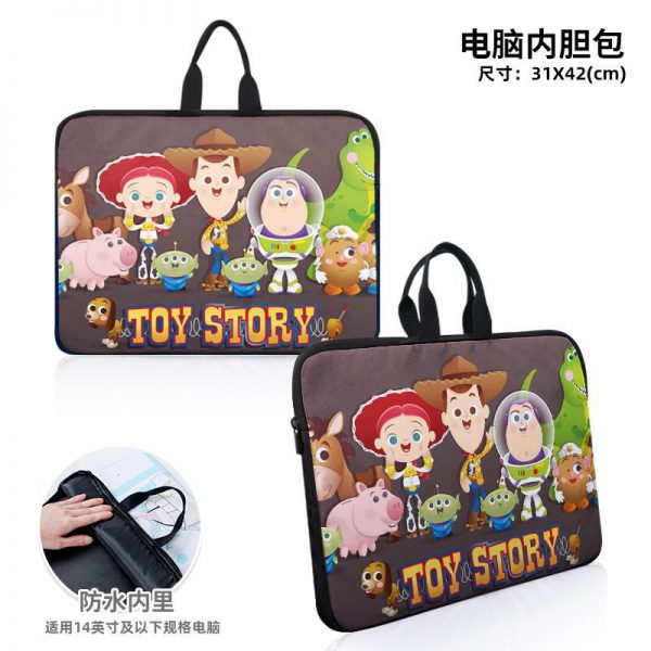 Toy Story Dirty and splash resistant laptop liner for laptop bag