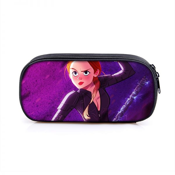 Black Widow Cosmetic Bags Boys Girls Children Large Pencil Case Purse Storage Bags Women Men Multifunction Makeup Bag