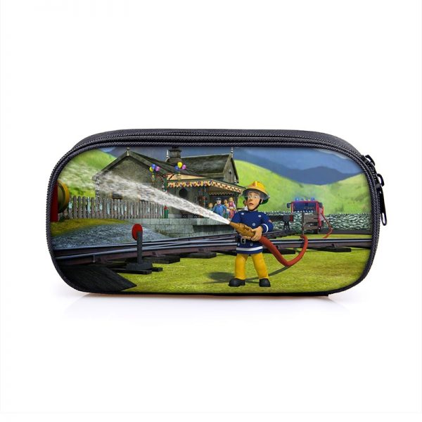 Fireman Sam Cosmetic Bags Boys Girls Children Large Pencil Case Purse Storage Bags Women Men Multifunction Makeup Bag - Image 25