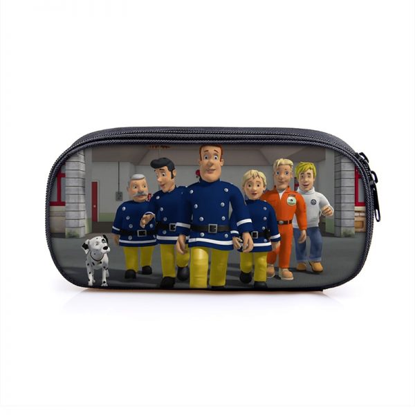 Fireman Sam Cosmetic Bags Boys Girls Children Large Pencil Case Purse Storage Bags Women Men Multifunction Makeup Bag - Image 4