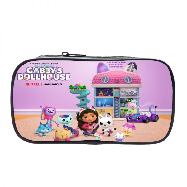 Gabby's Dollhouse Bags Pencil-Box for Kids School Supplies Stationery Storge supports customization - Image 17