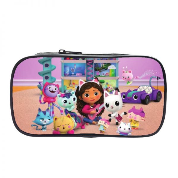 Gabby's Dollhouse Bags Pencil-Box for Kids School Supplies Stationery Storge supports customization - Image 12