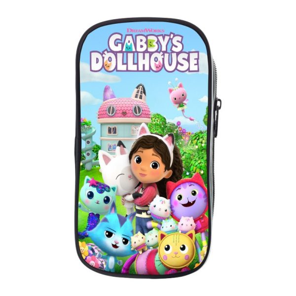 Gabby's Dollhouse Bags Pencil-Box for Kids School Supplies Stationery Storge supports customization - Image 20