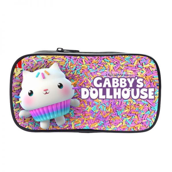 Gabby's Dollhouse Bags Pencil-Box for Kids School Supplies Stationery Storge supports customization