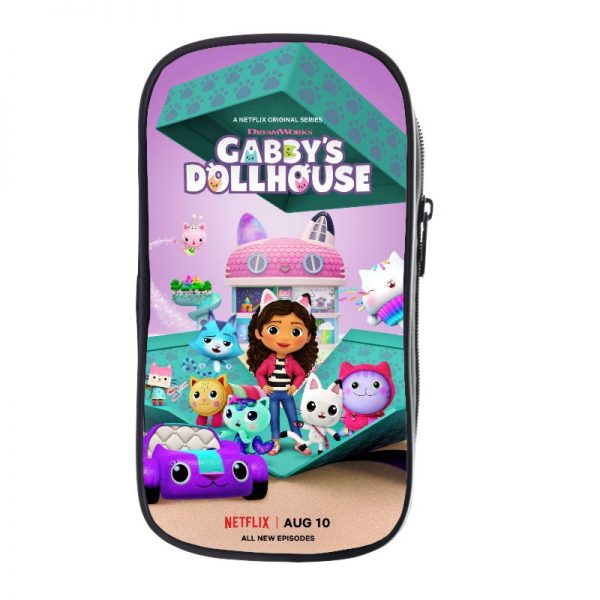 Gabby's Dollhouse Bags Pencil-Box for Kids School Supplies Stationery Storge supports customization - Image 7