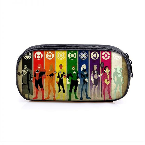 Green Lantern Cosmetic Bags Boys Girls Children Large Pencil Case Purse Storage Bags Women Men Multifunction Makeup Bag - Image 16